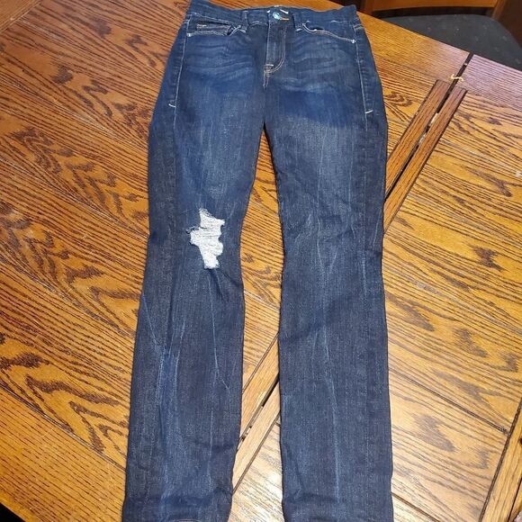 Good American good legs distressed Jeans sz 0/25 - Picture 5 of 5